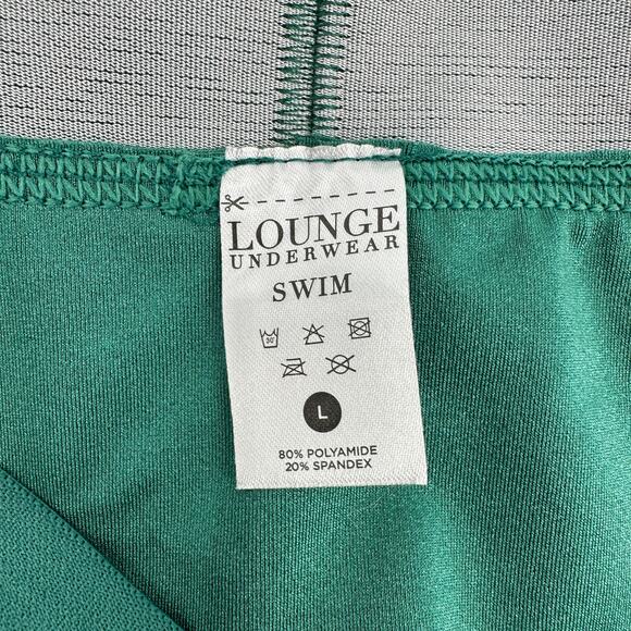 NEW Lounge Miami‎ Triangle Bikini Set XL Top L Bottom in Green - Picture 6 of 6